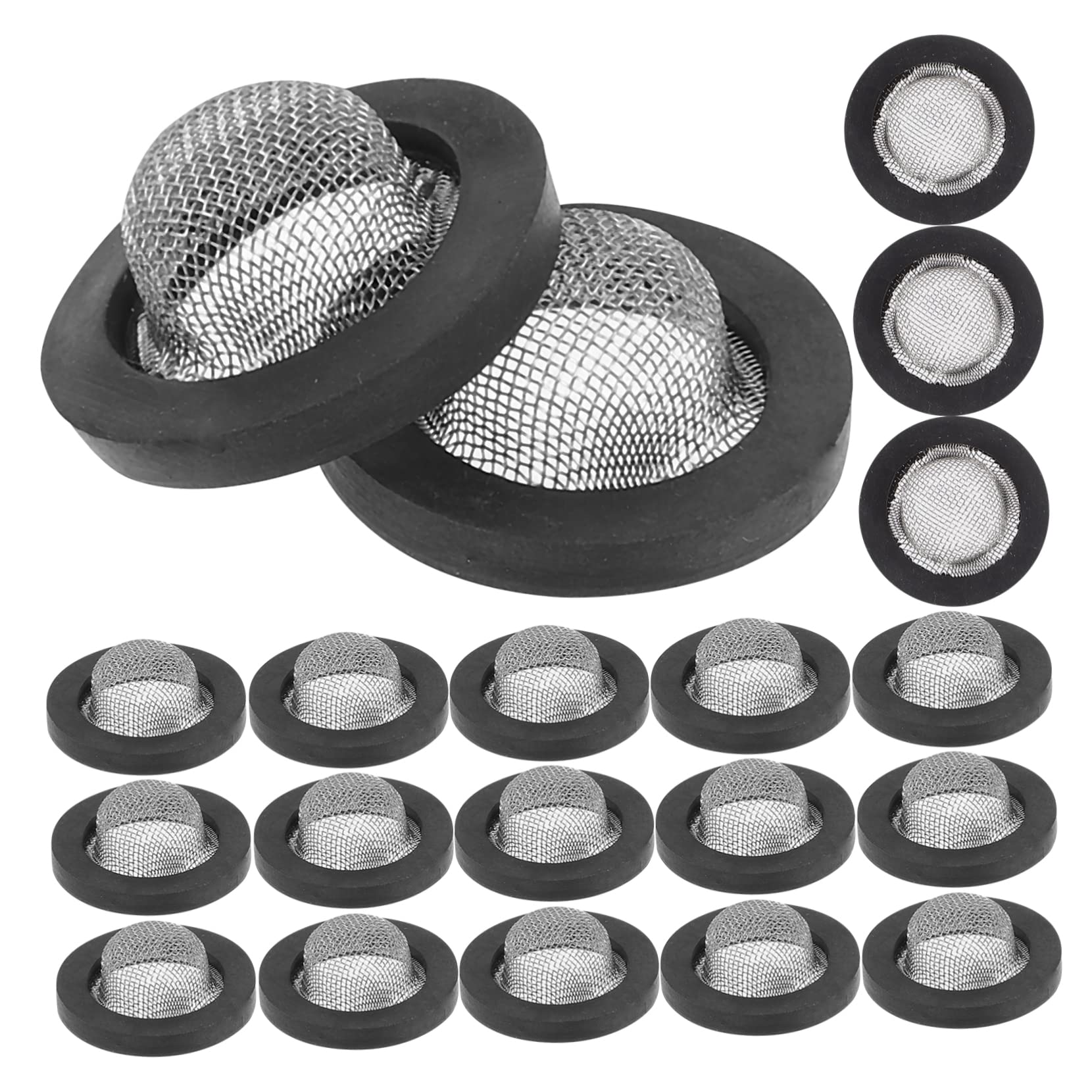 Angoily 30pcs Washing Machine Repair Kit - Quarter Mesh Gasket & Hose Filters for Laundry & Dishwasher