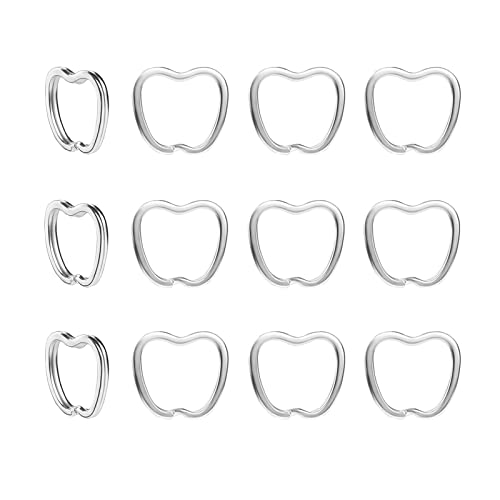 Apple Shape 12pcs Silver