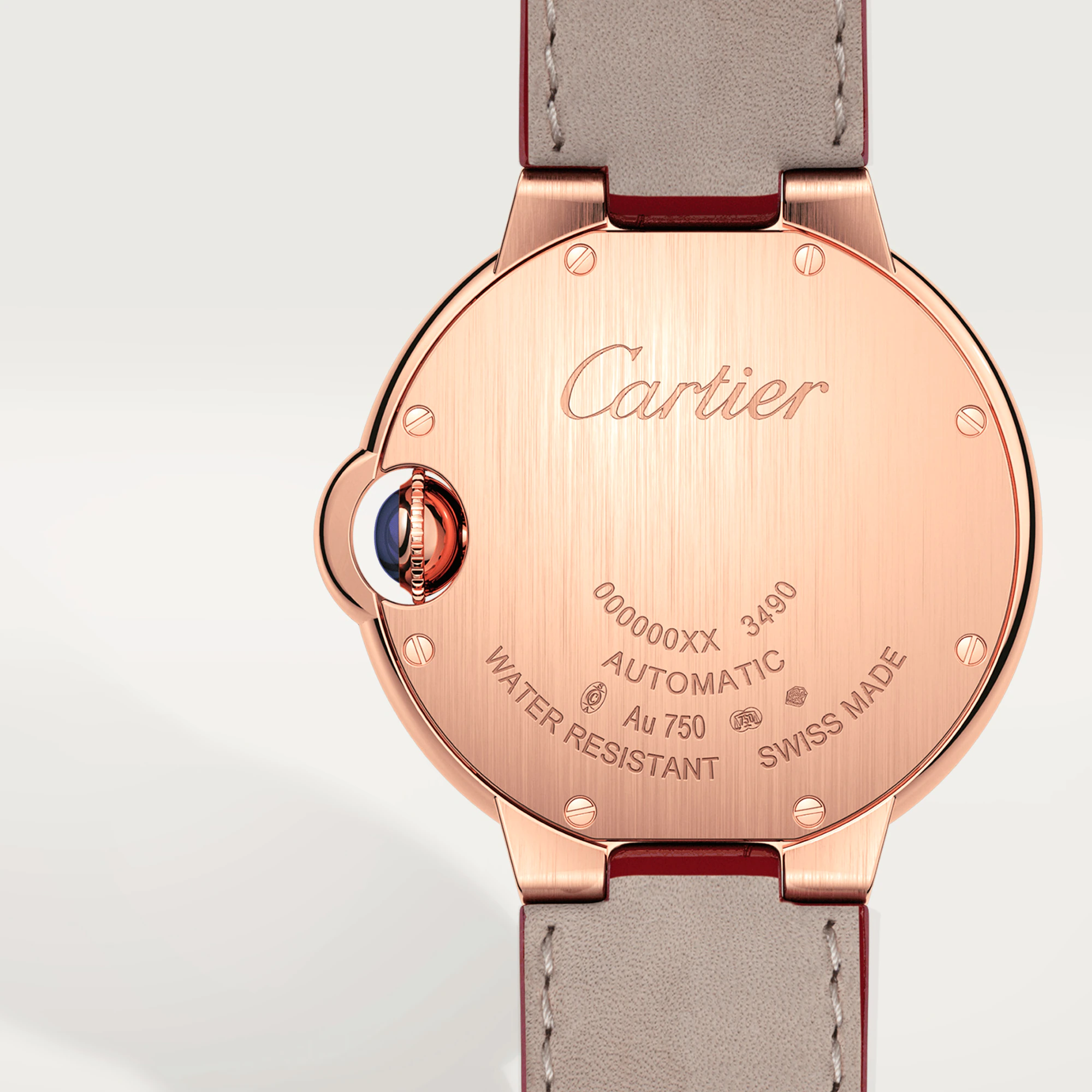 Cartier Ballon Bleu 33mm 18K Rose Gold Diamond Ladies Watch - Luxury Women's Wristwatch for Formal Events & Special Occasions