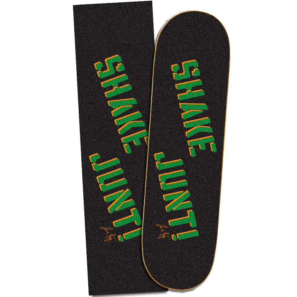 Shake Junt Hurricane Foy Signature Multicolored Skateboard Griptape - 9x33 Inch, Durable Grip & Hardware for Enhanced Performance - Perfect for Street Skating & Park Tricks