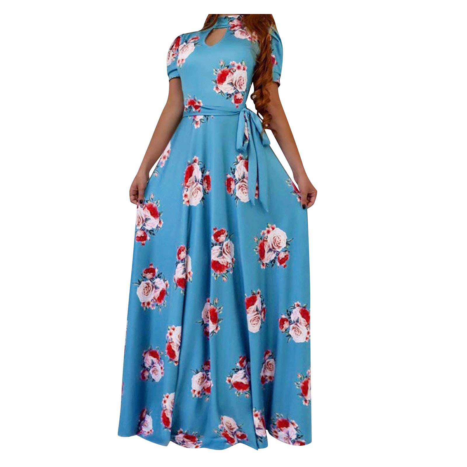 Smooto Women's Summer Dresses - Black Dress Pants & Sexy Red Dress | 2021 Fashion Collection (Blue, Medium) | Perfect for Beach Vacations, Date Nights & Summer Parties