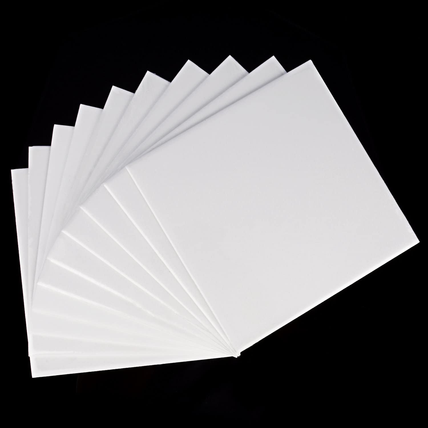 Stonylab Glass Backed TLC Silica Gel 60 Plates - 7.9 x 7.9 Inch Thin Layer Chromatography Analytical Plates with Silica Gel 60 GF254 (Pack of 10) - Perfect for Laboratory Analysis, Chemical Separation & Research Experiments