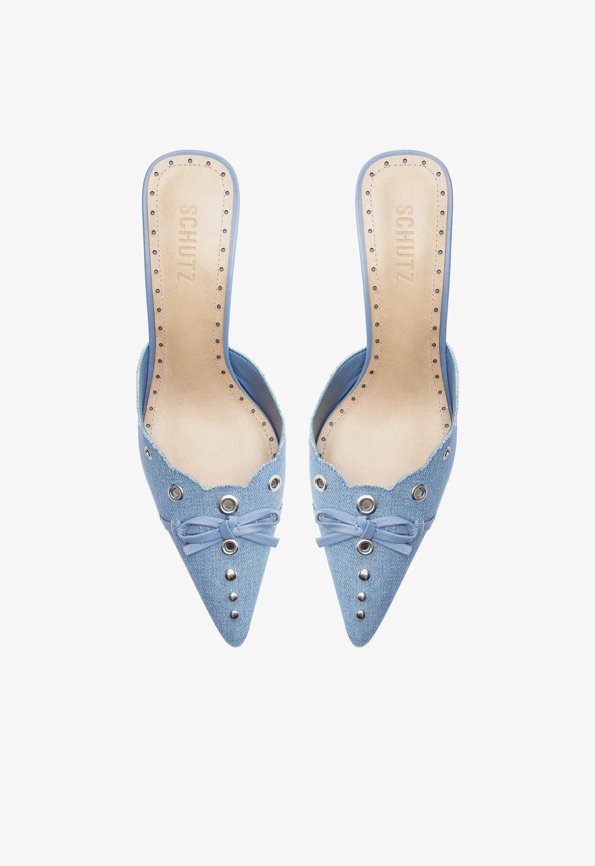 Hilly Women's Denim High Heel Pumps - Stylish & Comfortable Dress Shoes for Work, Party & Evening Out