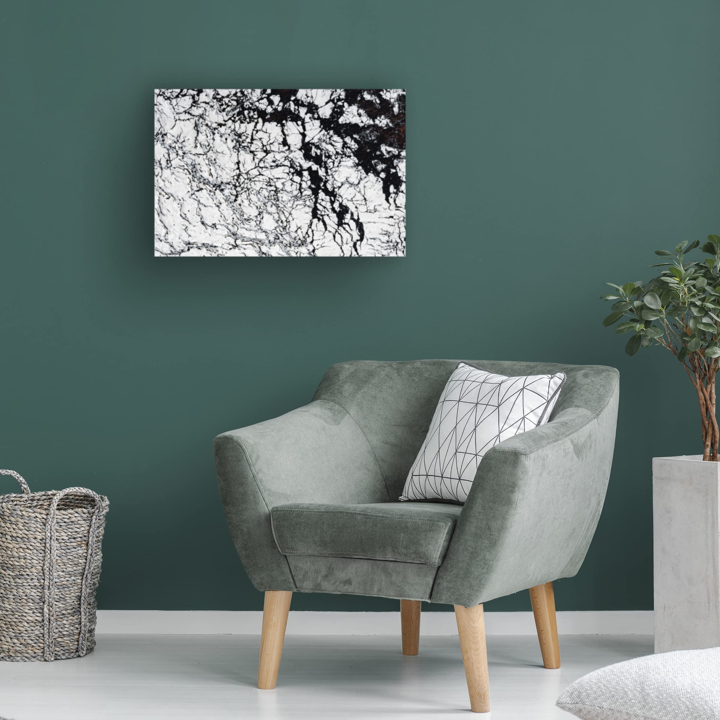 Trademark Fine Art 'Wabi Sabi Study 01' by Eva Bane - 16x24 Inch Canvas Wall Art - Modern Abstract Painting for Living Room, Bedroom & Office Decor