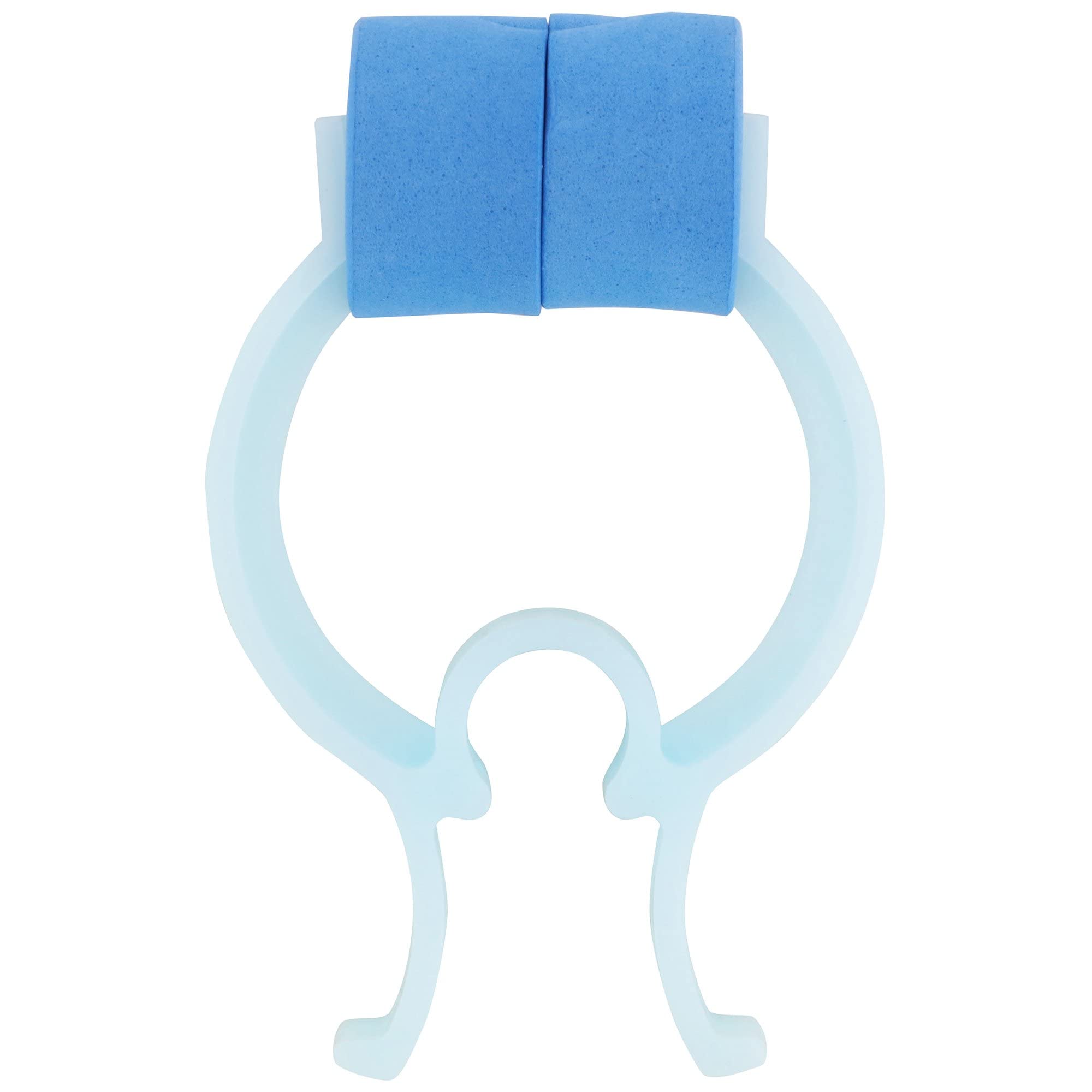 McKesson Disposable Nose Clips for Spirometry Testing - Plastic & Rubber Comfort Fit (Blue, 200 Count - 8 Packs of 25) - Ideal for Medical Clinics, Hospitals & Home Respiratory Care