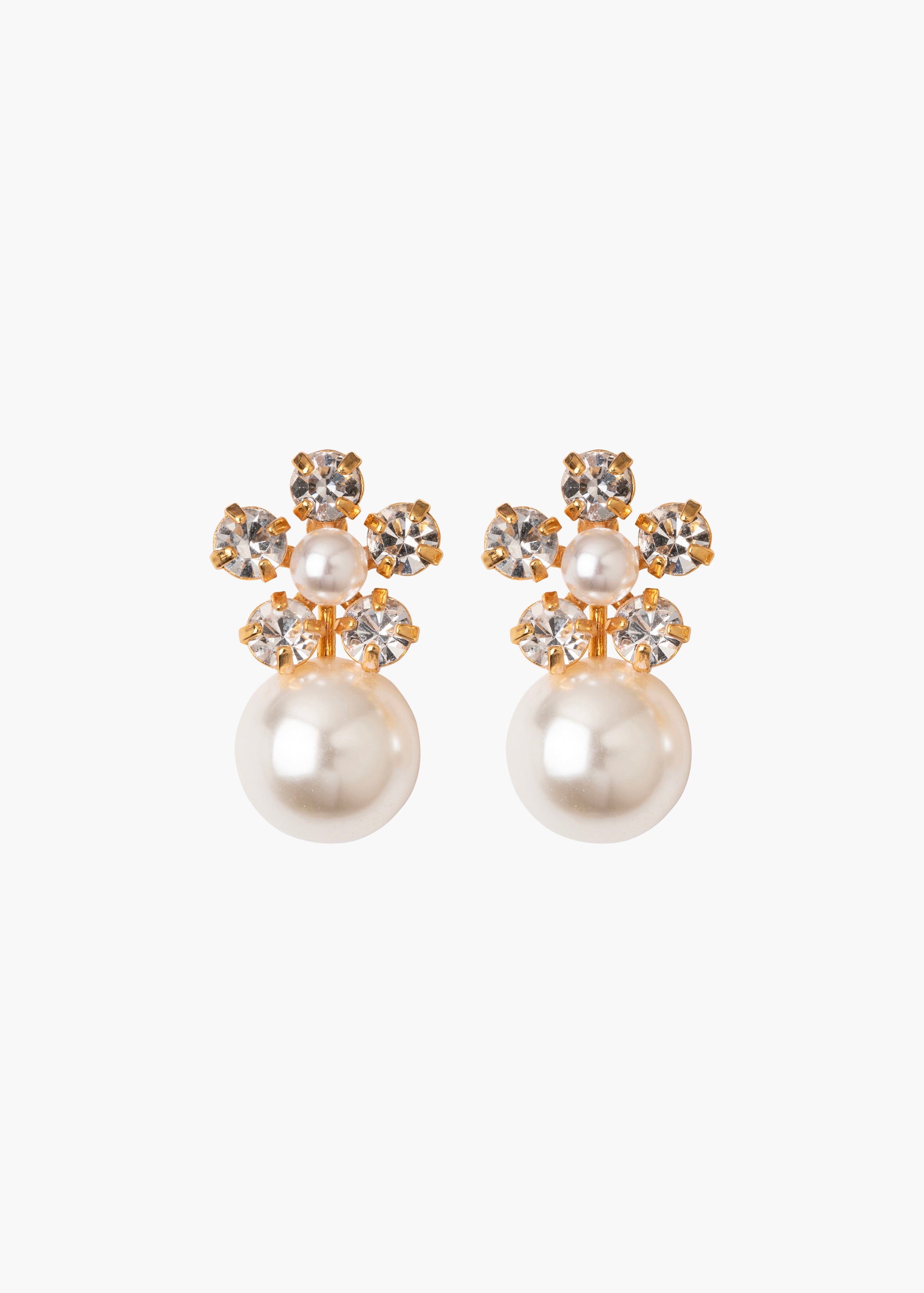 Linden Earrings - Crystal Antique Gold Jewelry for Women | Elegant Dangle Earrings for Party, Wedding & Special Occasions