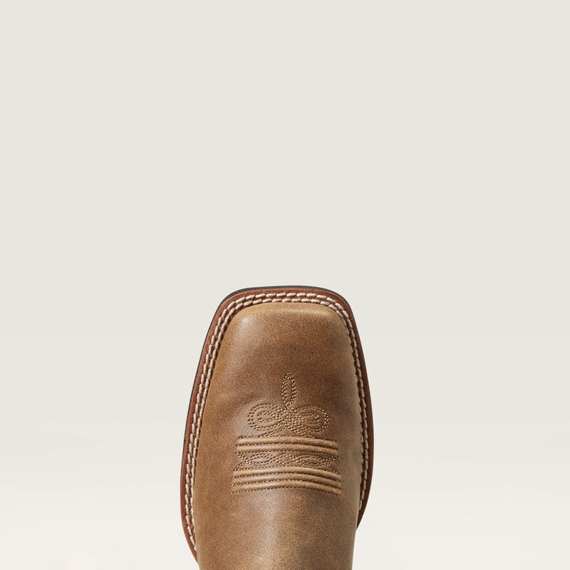 Round Up Wide Square Toe Western Boots for Men - Comfortable Cowboy Boots with Durable Leather - Perfect for Rodeo, Country Dancing & Western Fashion