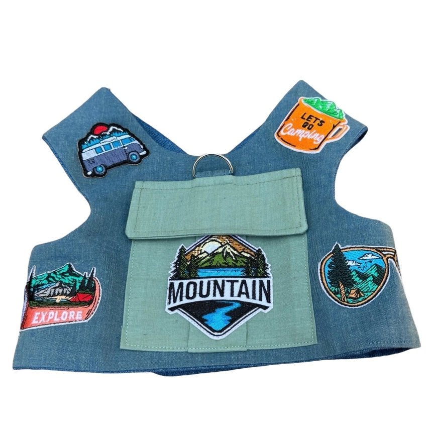 Premium Dog Harness Vest for Camping & Hiking - Adjustable Outdoor Adventure Gear for Small to Large Dogs - Perfect for River Trips & Nature Exploration