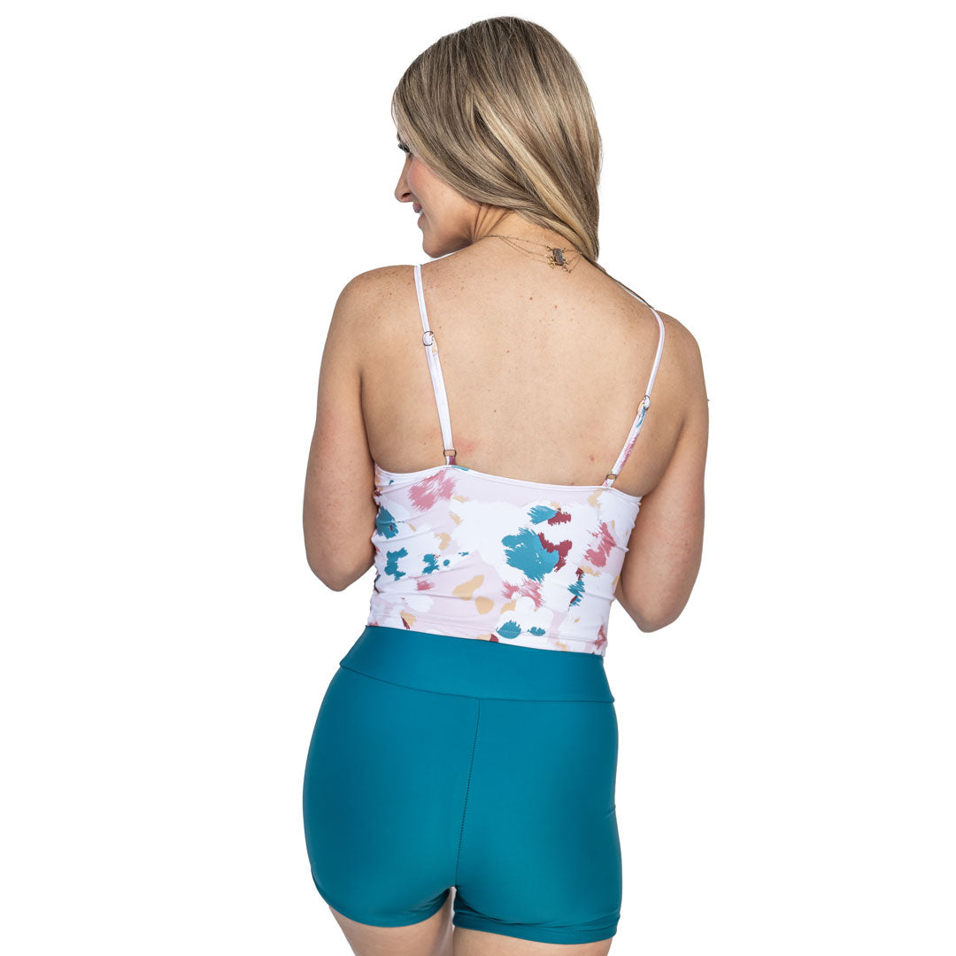 High Neck Tankini Top for Women - UPF 50+ Swimwear, Modest Bathing Suit for Beach & Pool - Perfect for Surfing, Swimming & Summer Vacations