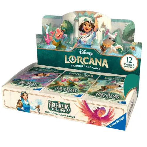 Disney Lorcana Archazia's Island Booster Box - 36 Trading Card Packs for Collectors & Players - Perfect for Game Nights & Tournaments