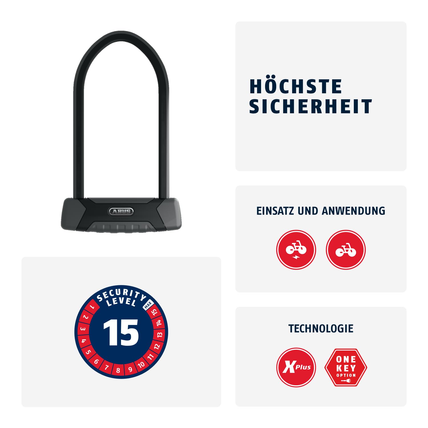 ABUS Granit X-Plus 540 U-Lock - 9