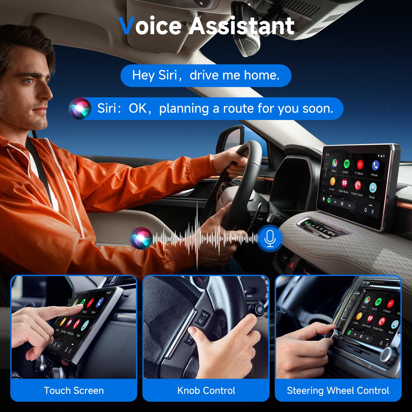 Wireless CarPlay Adapter for iPhone - Convert Wired to Wireless Apple CarPlay - Compatible with iOS 10+ & Cars 2016+ - Mini Plug & Play Design - Stable Connection - Perfect for Commuting, Road Trips & Hands-Free Driving