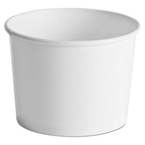 Eco-Friendly 64oz White Paper Food Containers - 25 Pack (10 Packs per Carton) - Perfect for Takeout, Catering & Restaurant Food Storage