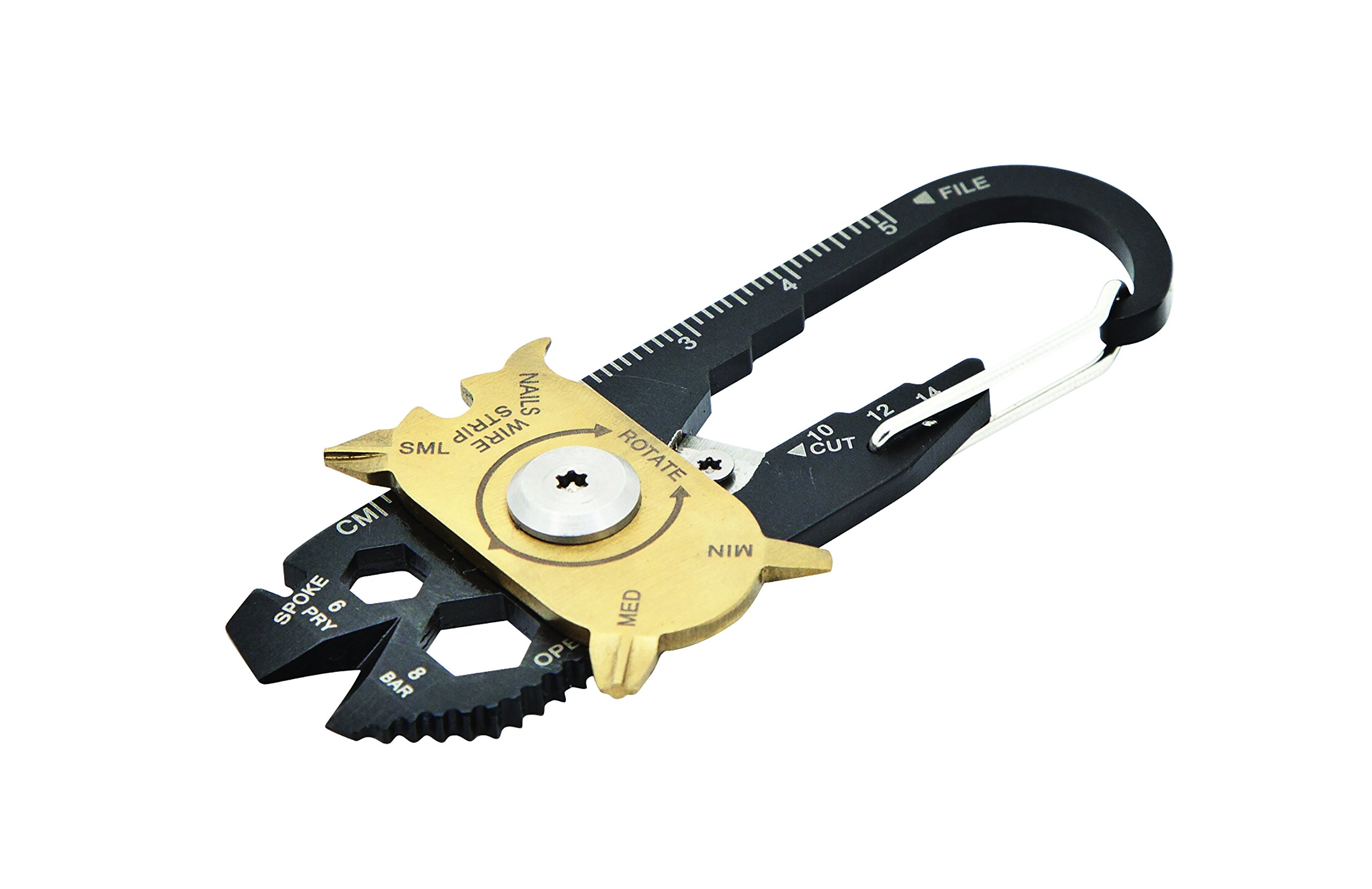 True Utility FIXR 20-in-1 Multi-Tool with Pliers, Knife & Screwdrivers - Compact Survival Gear for Camping, Hiking & Emergency Preparedness