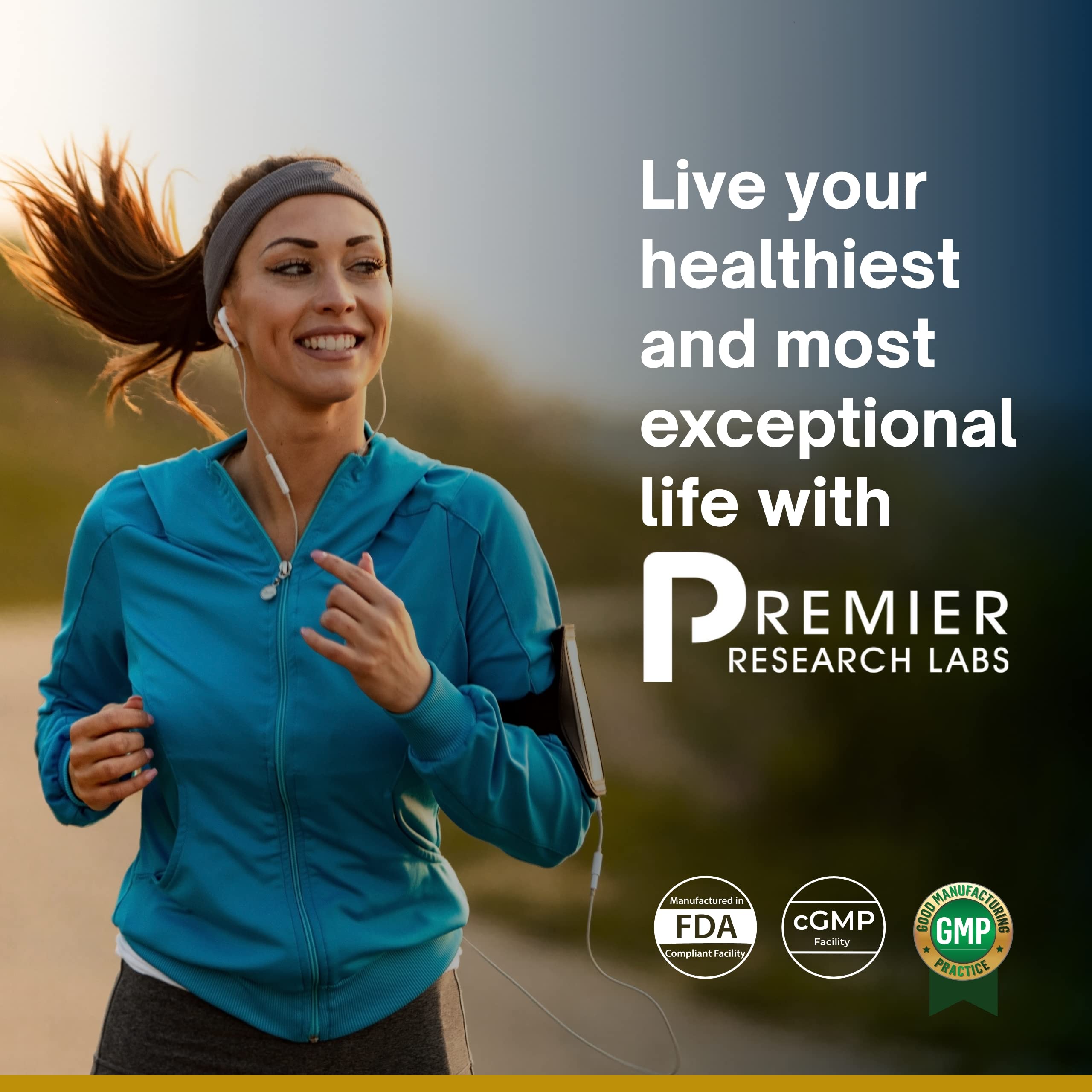 Premier Research Labs Organic Vegan Plant Protein Powder - Dairy Free, Gluten Free, Non-GMO Pea, Pumpkin & Rice Protein Blend (9oz) for Smoothies, Baking & Post-Workout Recovery