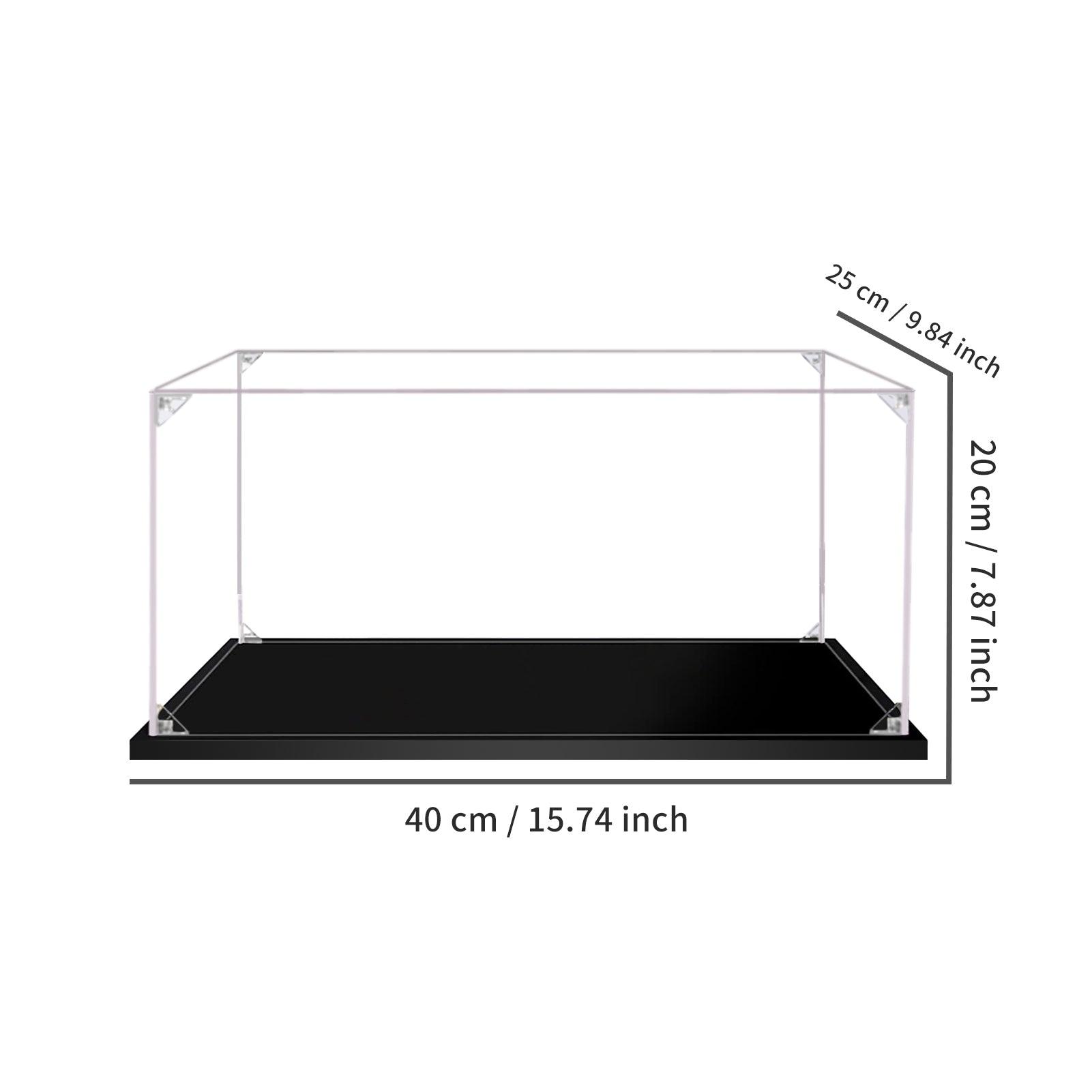 LEGO Back to The Future Time Machine 10300 Display Case - Premium Acrylic Showcase for LEGO Collectibles | Perfect for Home Decoration & Gift Giving