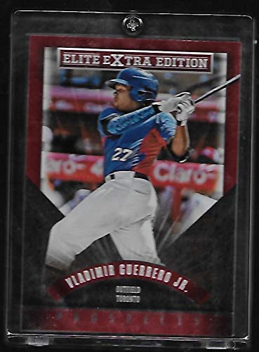 Vladimir Guerrero Jr. 2015 Panini Donruss Elite Extra Edition Baseball Rookie Card RC #169 - Toronto Blue Jays - Protective Plastic Display Case - Perfect for Collectors, Sports Memorabilia Display, and Investment