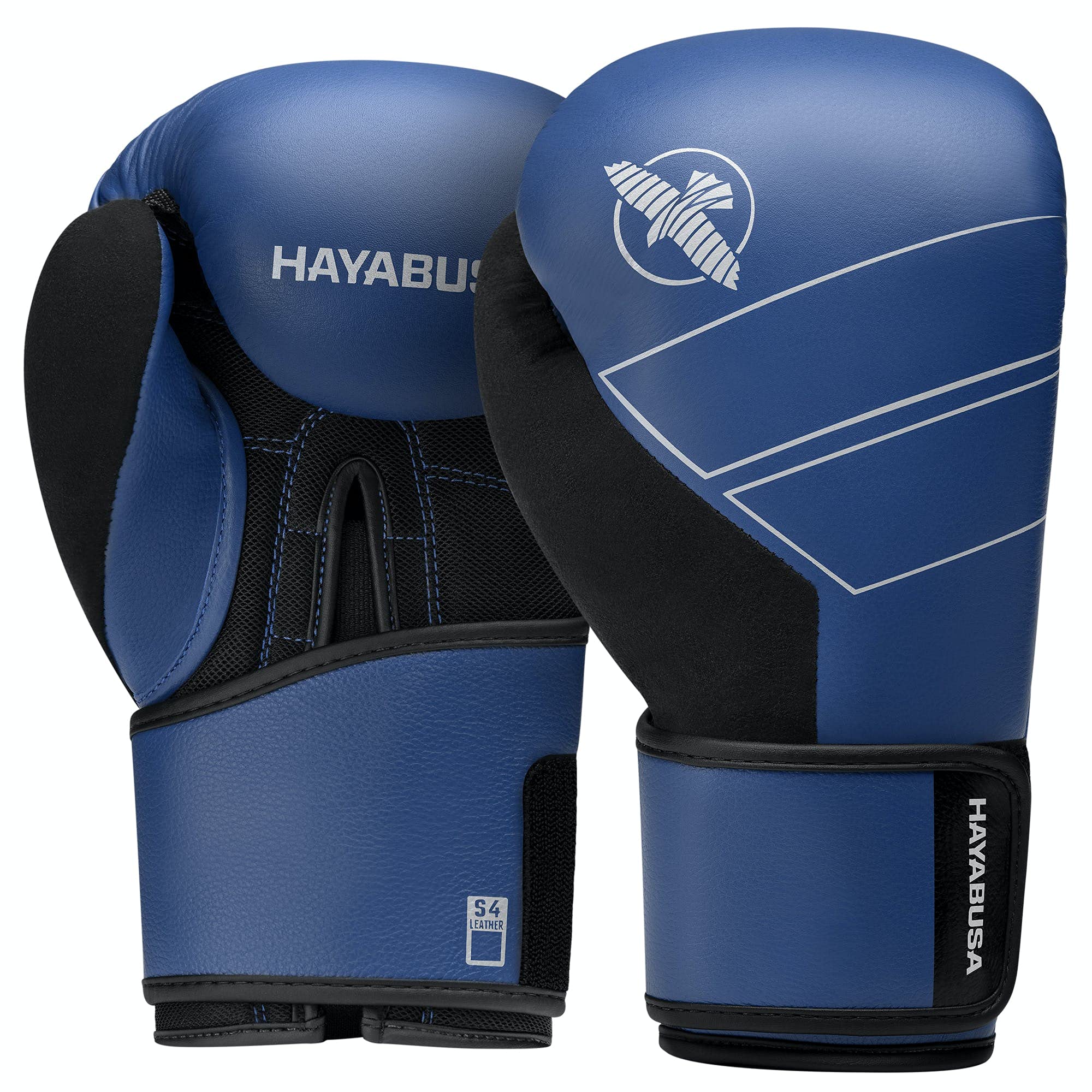 Hayabusa S4 Premium Leather Boxing Gloves for Men & Women - Professional Training, Sparring & MMA Fighting Gear