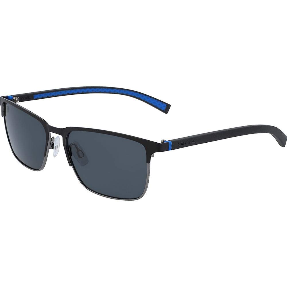 Nautica Men's N5137s Rectangular Polarized Sunglasses for Driving, Fishing & Outdoor Activities - UV Protection & Stylish Design