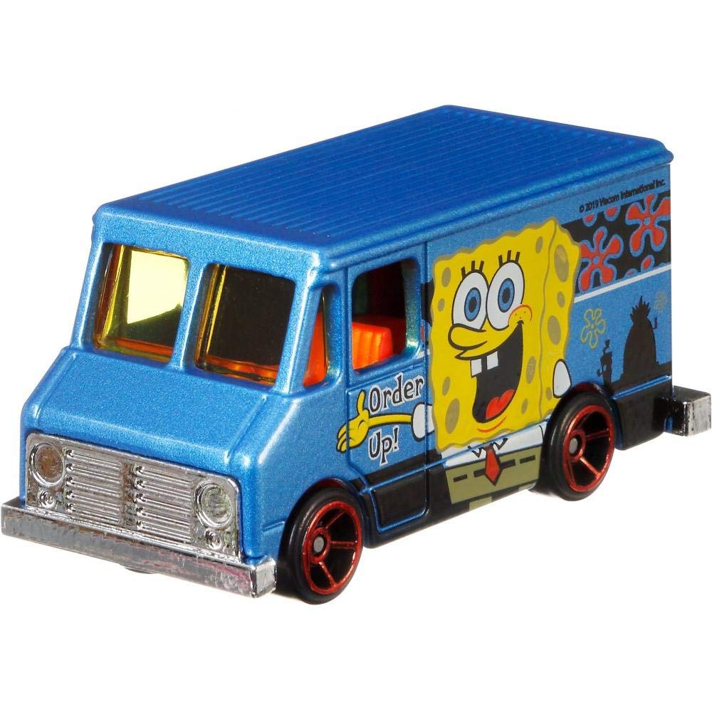 Hot Wheels Spongebob Combat Medic 1/6 Scale Die-Cast Car - Blue Collectible Toy for Kids & Adults | Perfect for Display, Play & Gift Giving
