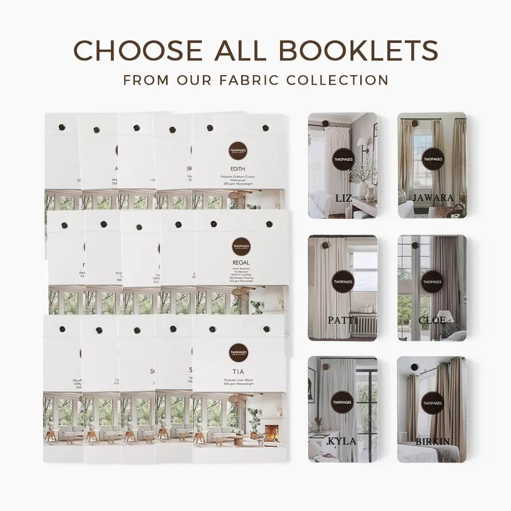42 Collections Premium Fabric Swatch Booklets - High-Quality Textile Samples for Sewing, Quilting & DIY Projects | Perfect for Designers, Crafters & Fabric Enthusiasts