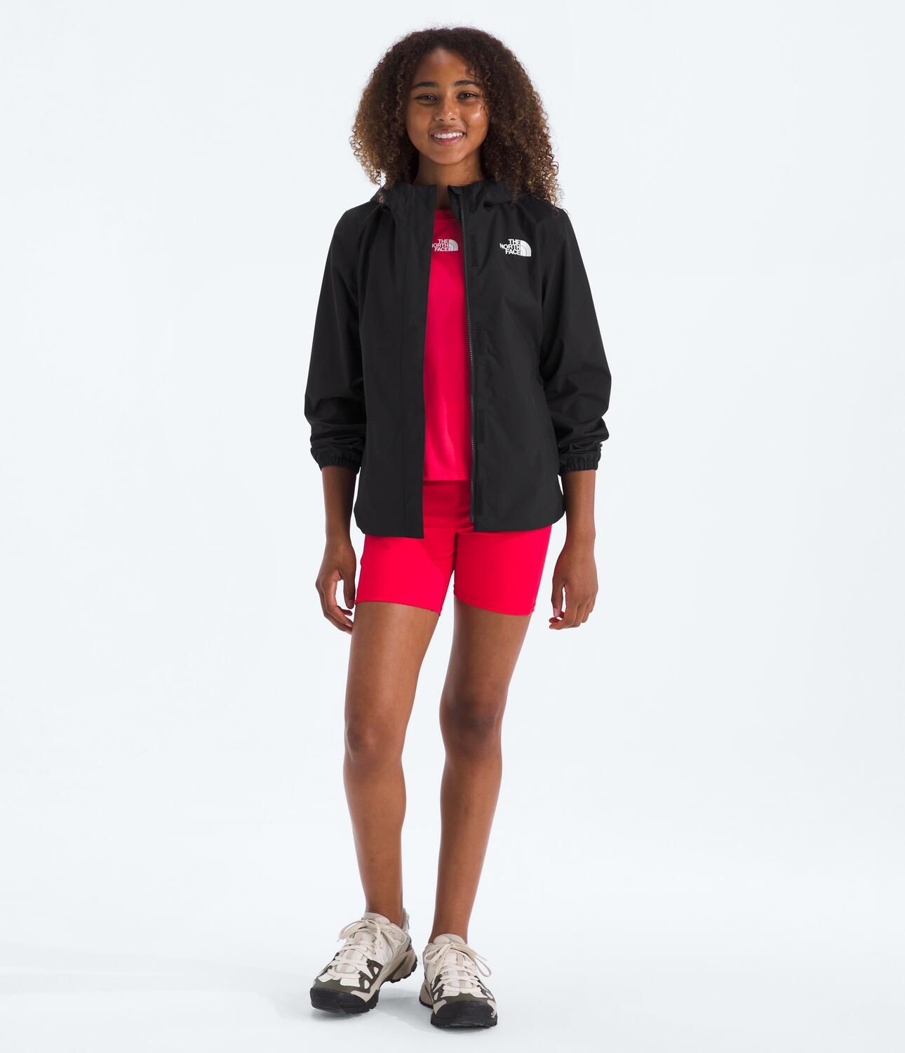 Antora Waterproof Rain Jacket for Girls - Lightweight & Breathable Outerwear for School, Hiking, and Outdoor Adventures