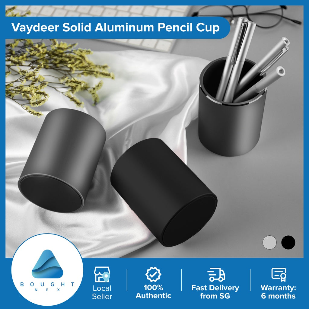 Vaydeer Solid Aluminum Pencil Holder - Multipurpose Desktop Organizer for Pens, Bottles & Stationery - Perfect for Office, School & Home Workspace Organization
