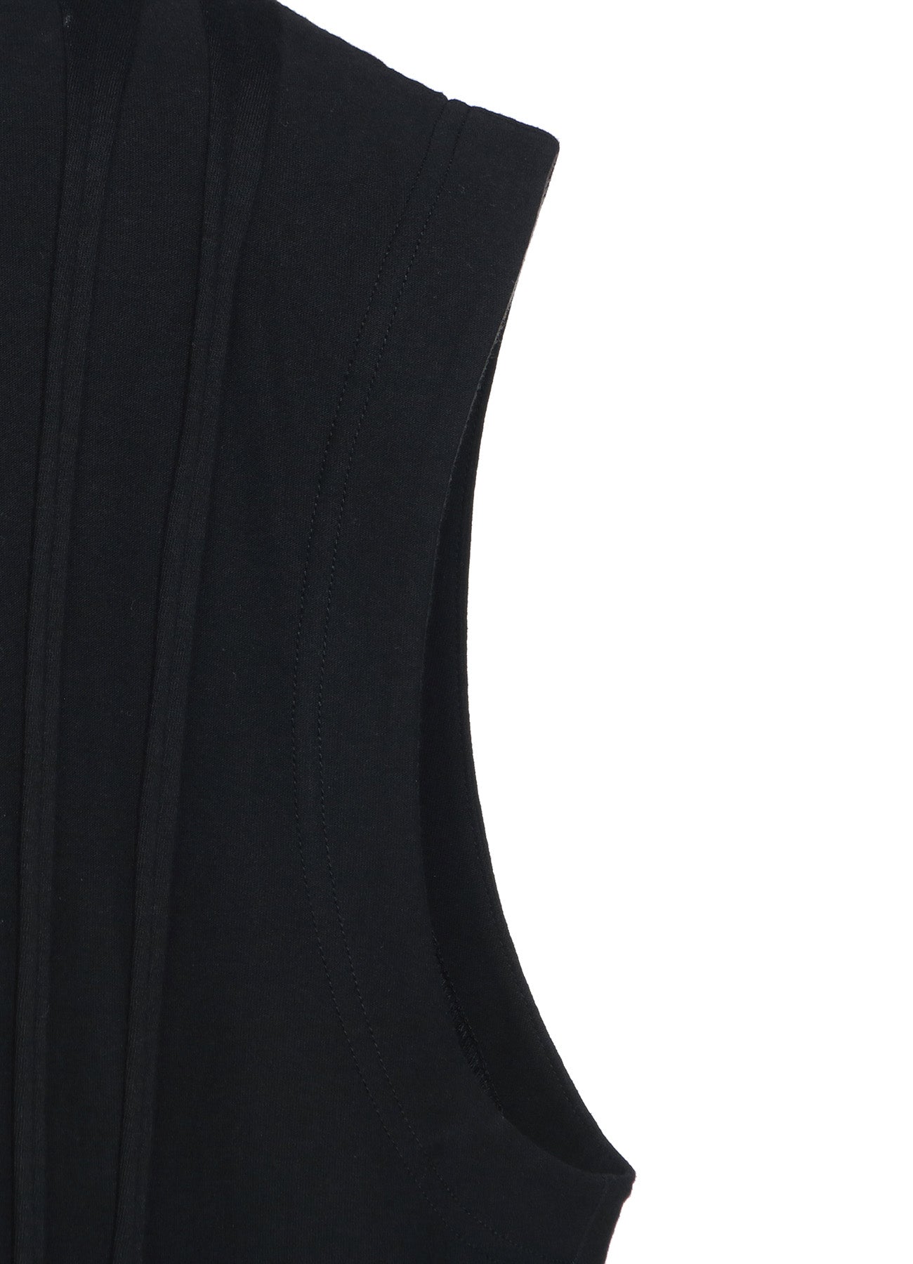 Soft Cotton Jersey Vertically Grafted Sleeveless Top with Hem Slit - Women's Casual Summer Tank Top for Beach, Travel & Everyday Wear