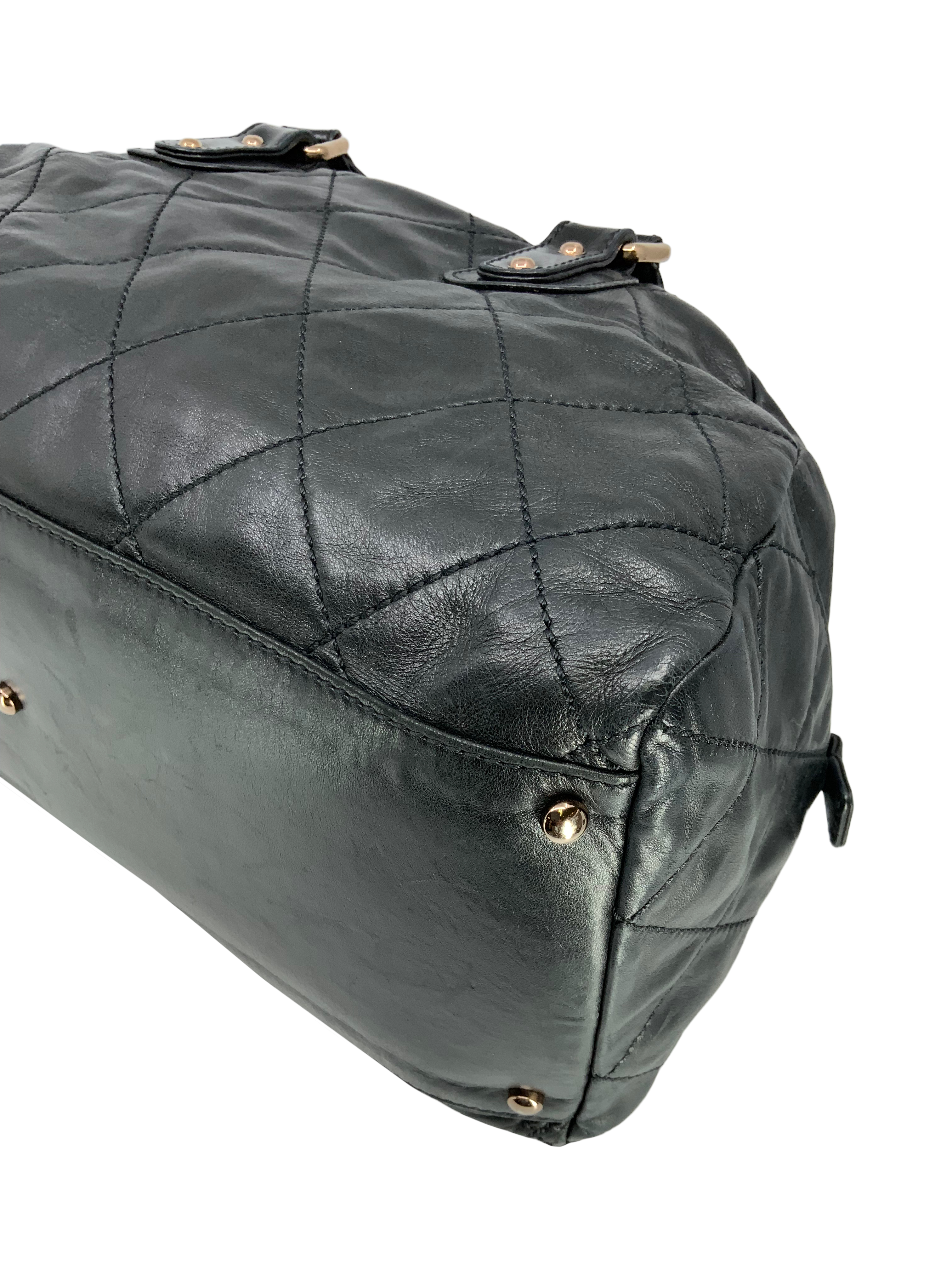 Chanel Quilted Lambskin Leather Cloudy Bundle Bowler Handbag for Women | Luxury Designer Shoulder Bag for Evening Parties, Date Night & Special Occasions