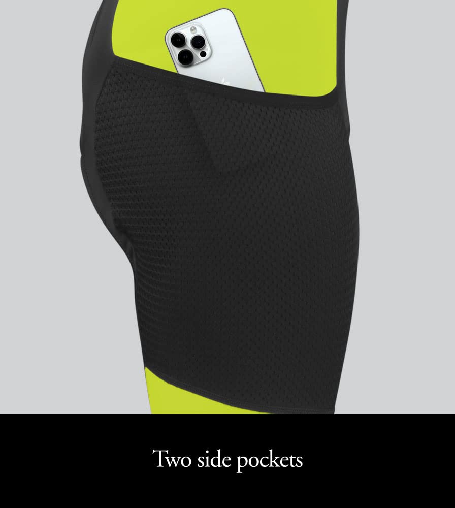 Men's Gel Touring Padded Bike Shorts with Innovative Mesh Pockets - Made in USA - Perfect for Cycling, Commuting & Outdoor Adventures