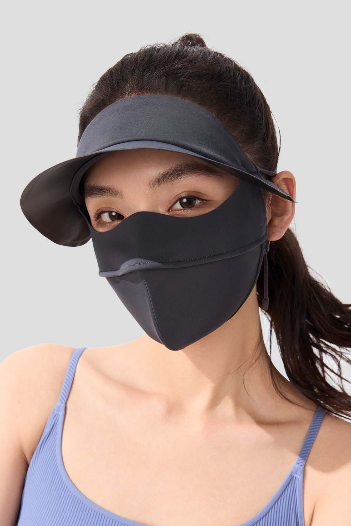 DermaCare UPF50+ Full Face Sun Protection Mask - Advanced UV Blocking for Outdoor Activities, Hiking, and Beach Trips