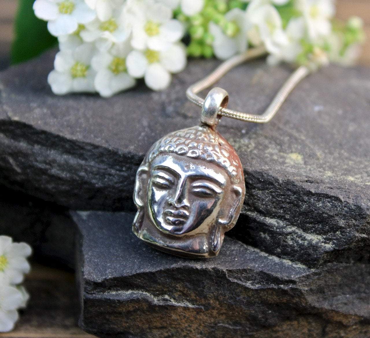 Handmade Buddha Face Statue - Serene Meditation Decor for Home, Office & Garden | Zen & Spiritual Gift Idea