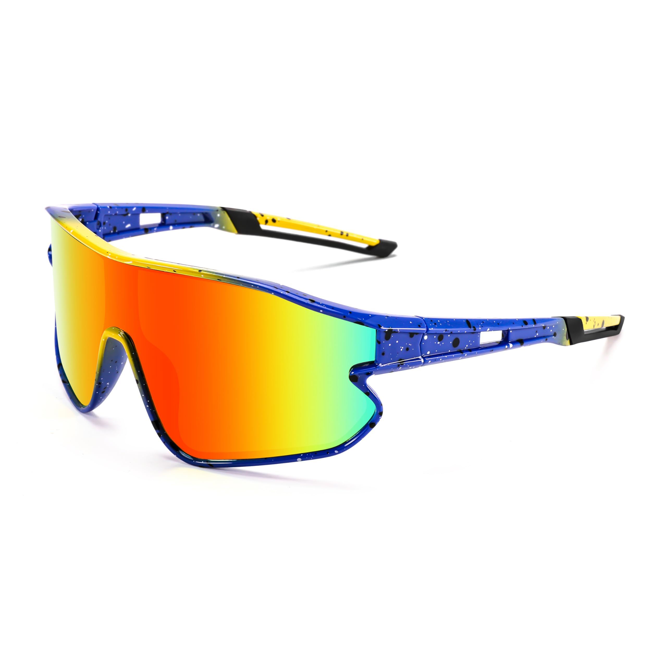 FEISEDY Unisex Youth Sunglasses UV400 Protection - Baseball Tennis Cycling Sports Shades for Boys & Girls - Perfect for Outdoor Activities, Beach, and Driving B4064