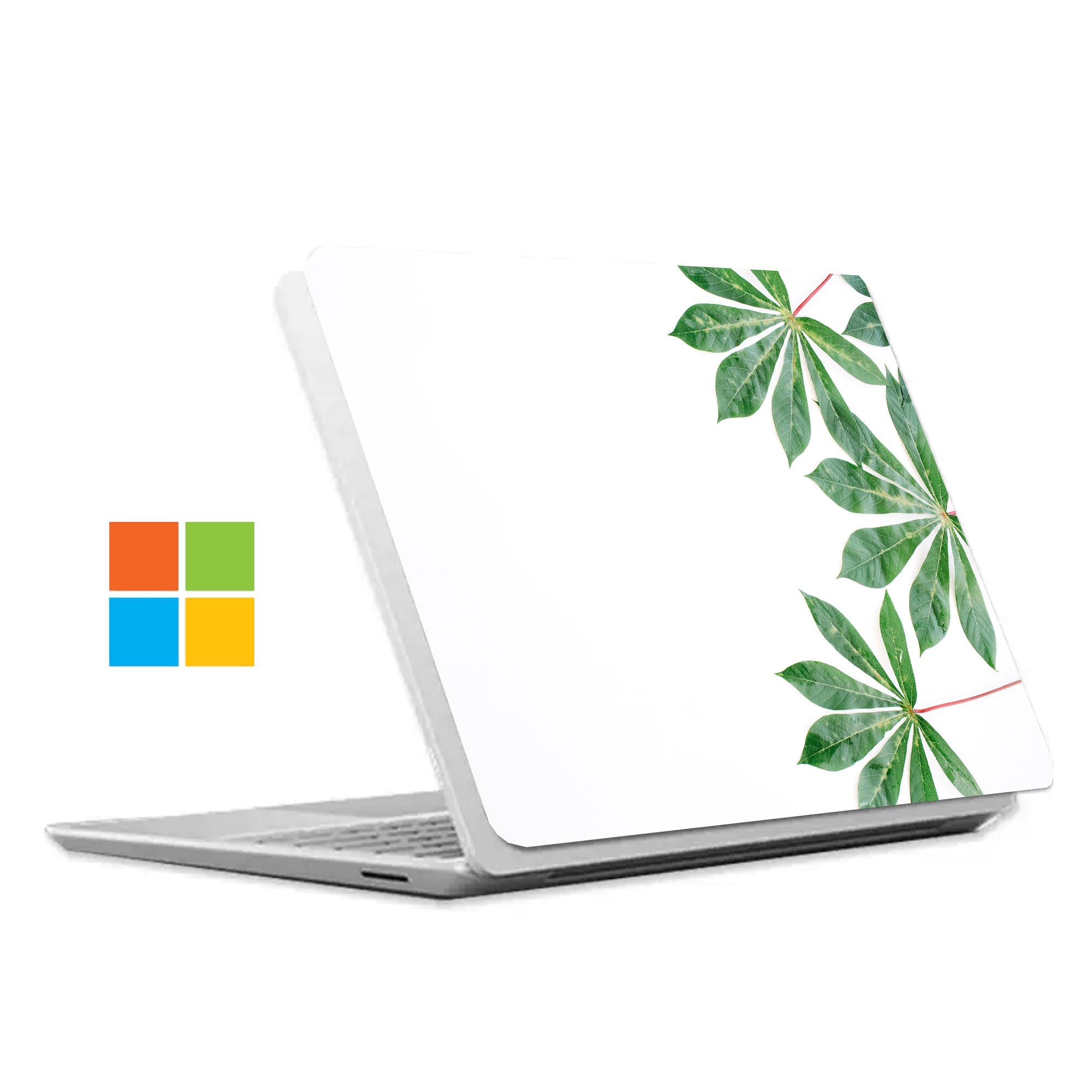 Premium Surface Laptop Case with Elegant Flat Flower Design - Slim Protective Cover for Microsoft Surface Laptop (1-5) - Perfect for Work, Travel & School Use