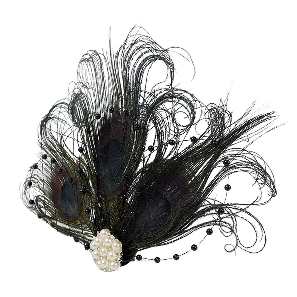 Elegant Men's & Women's Tea Headbands - Wedding Party Hair Clips & Fascinators Brooch - Stylish Rigid Headbands for Bridal, Prom, and Formal Events
