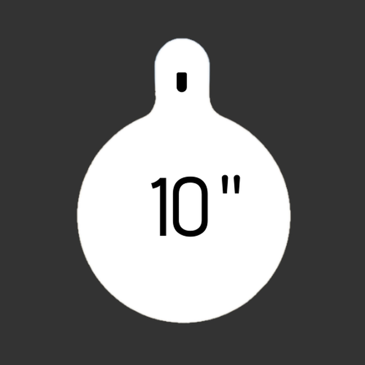 JC Steel Targets - 10 Round 3/8