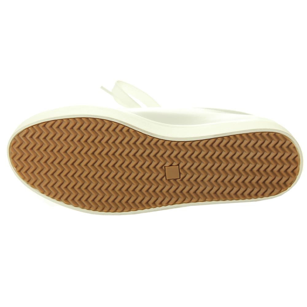 VANELi Women's Yavin Platform Sneakers - Casual Comfort Shoes in Off White | Perfect for Everyday Wear, Walking & Street Style Fashion