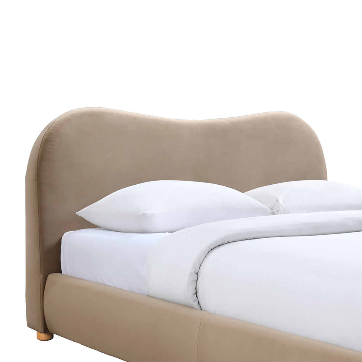 Luxury Cloud Velvet King Size Bed - Ultra Soft & Comfortable Bed for Master Bedroom, Guest Room, or Hotel Suite - Perfect for Relaxation & Deep Sleep