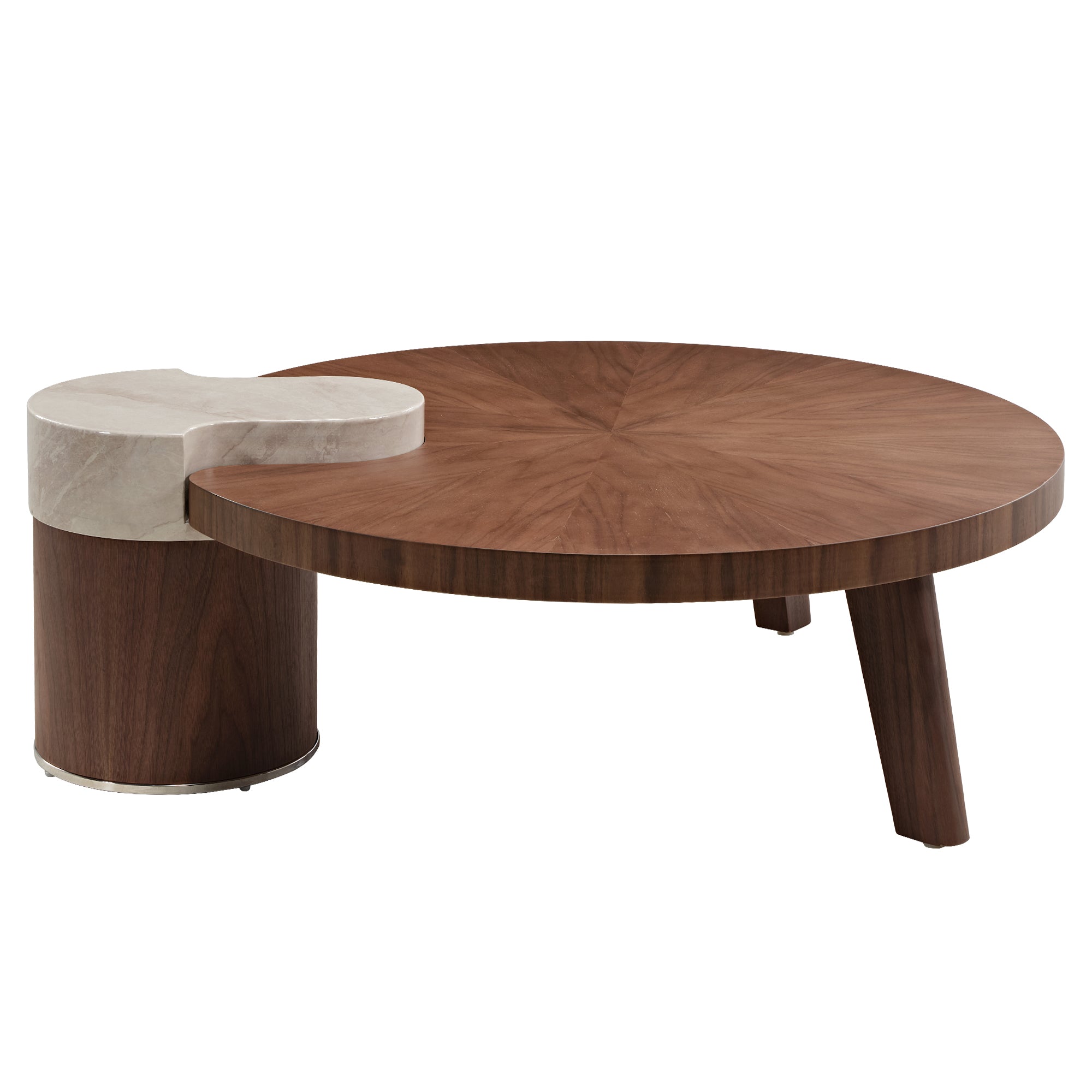 Walnut & White