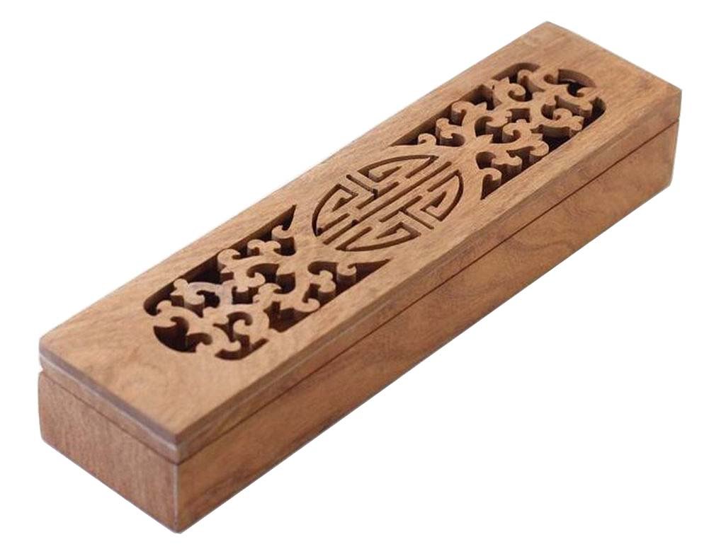 Xi Wooden Chopsticks Box - Flatware Storage Organizer for Utensils, Knives, Forks & Spoons - Perfect for Kitchen, Dining Table, and Restaurant Organization