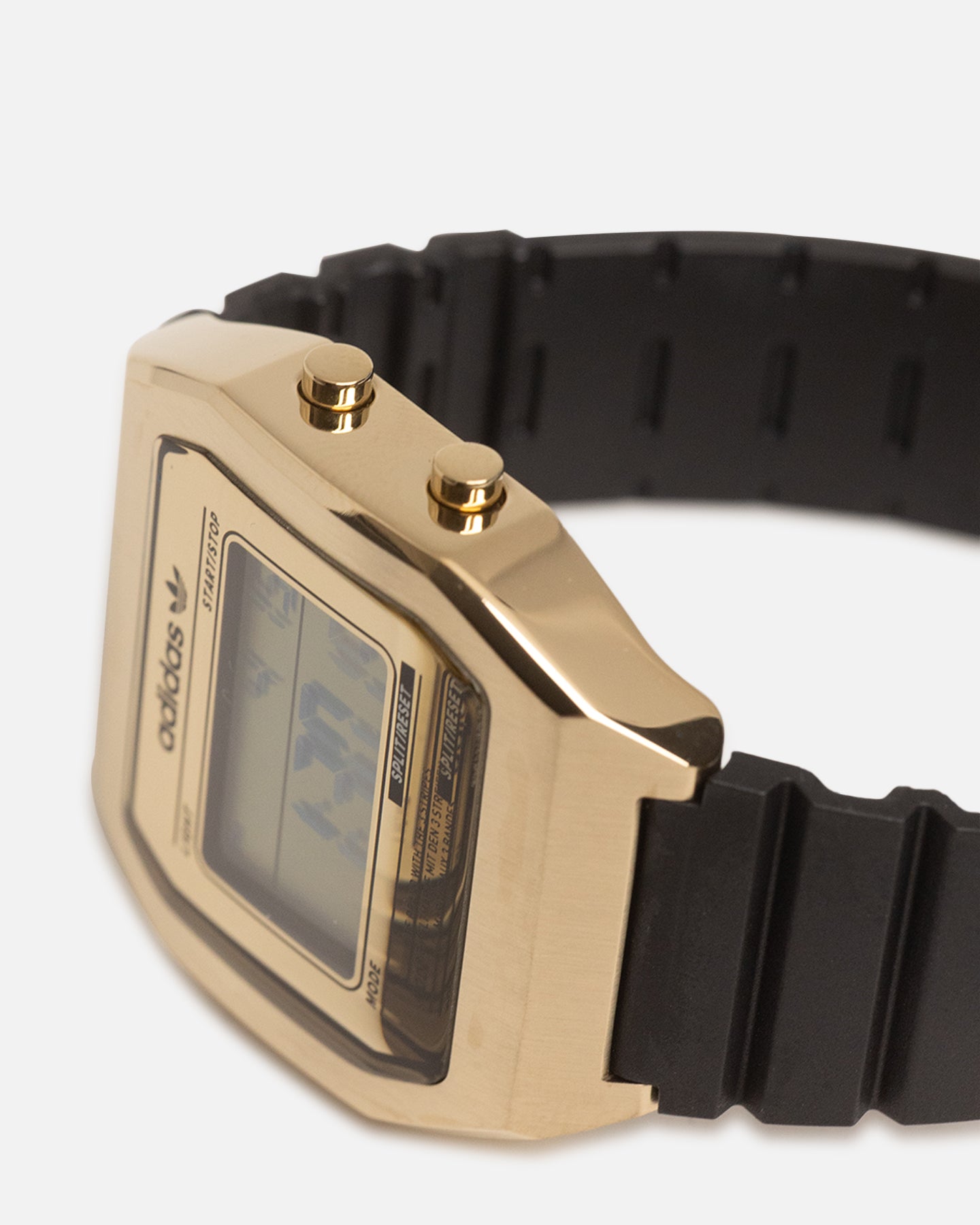 Adidas Digital Two Watch - Black & Gold Sports Watch for Men & Women - Perfect for Running, Gym & Outdoor Activities