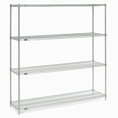 Nexel Chrome Wire Shelving Unit 60