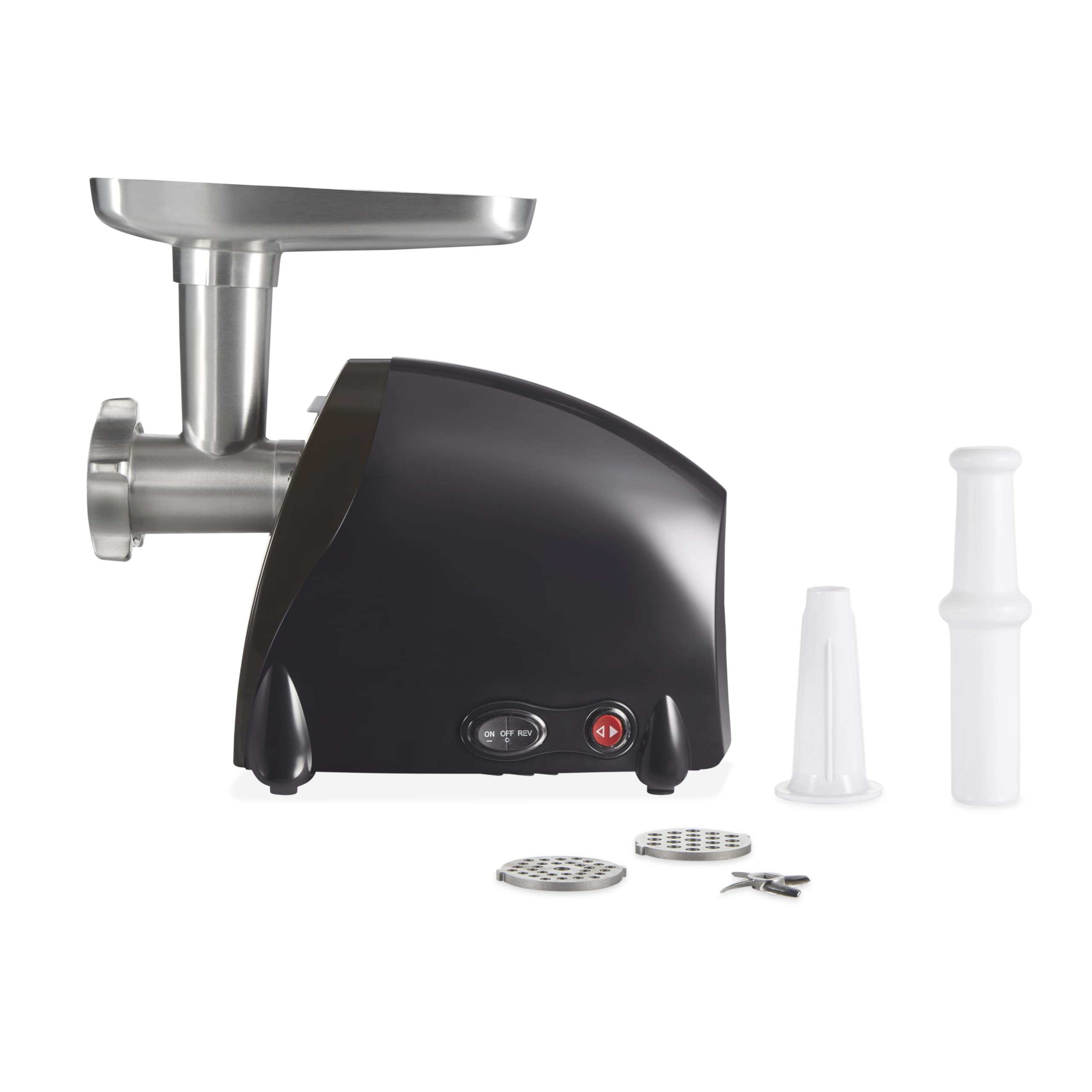 Weston Electric Meat Grinder & Sausage Stuffer - 500W (5/8 HP) Motor, 2 lbs/min Grinding Capacity, 3 Stainless Steel Plates - Perfect for Home Butchering, Sausage Making & Meal Prep (Model 82-0330-W, Black)