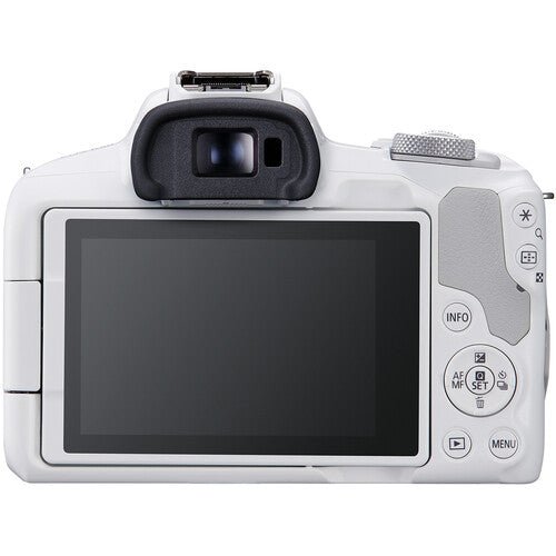 Canon EOS R50 Mirrorless Digital Camera Body Only (White) - Perfect for Travel, Vlogging & Photography Enthusiasts