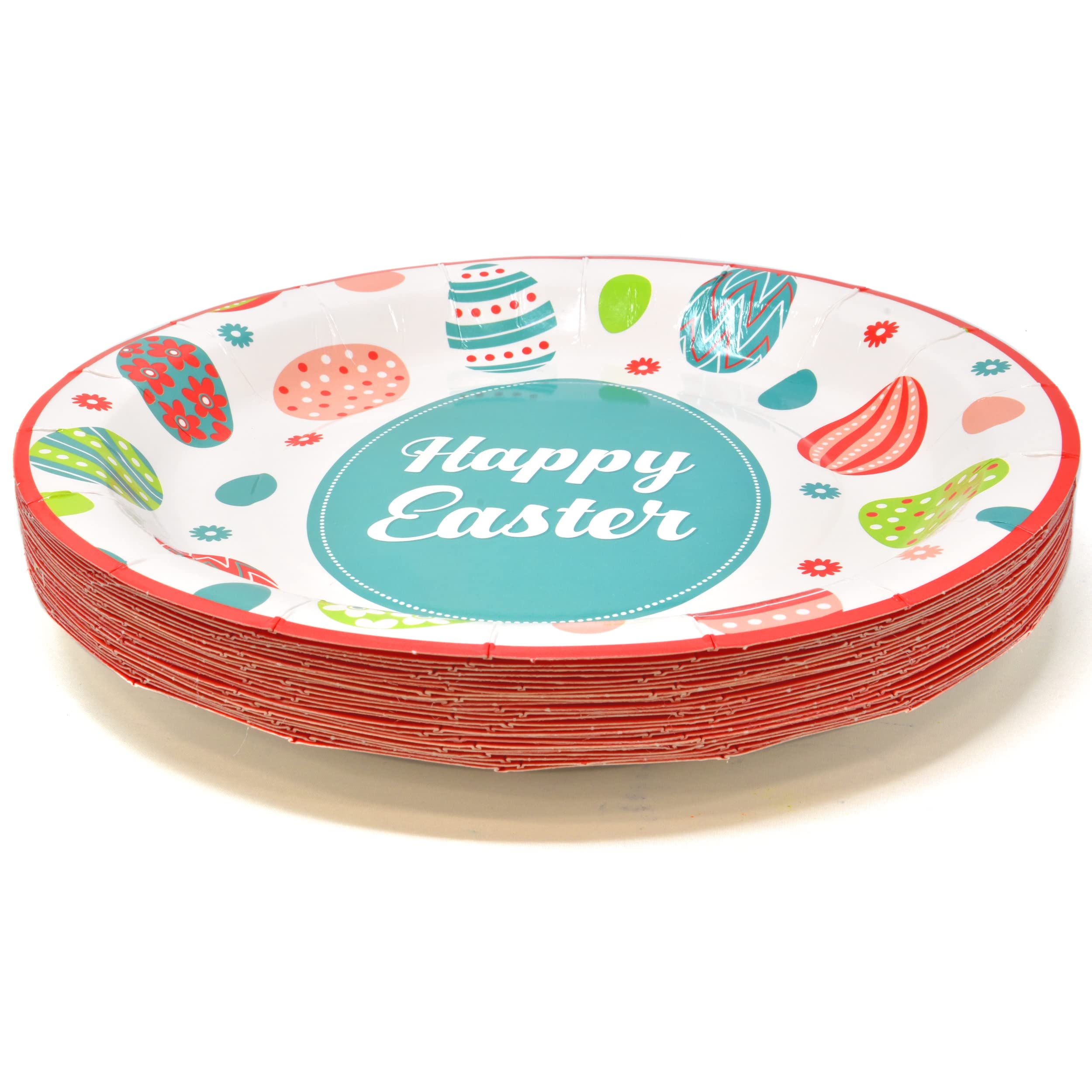 Easter Party Supplies - 24-Piece Disposable Tableware Set with 9