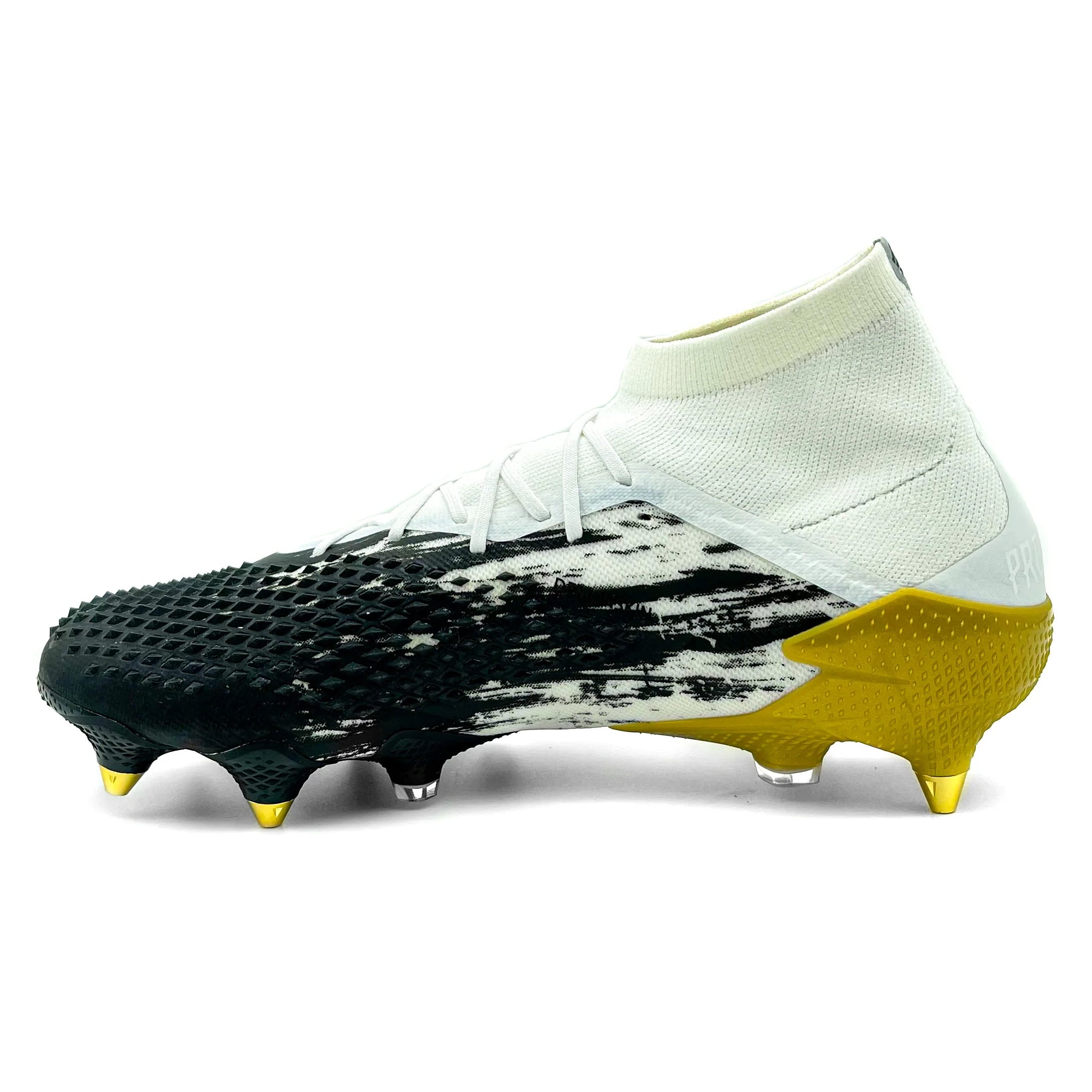 Adidas Predator 20.1 SG Firm Ground Soccer Cleats - Gold Metallic Football Boots for Men | High-Performance Traction & Control | Perfect for Professional Matches & Training Sessions