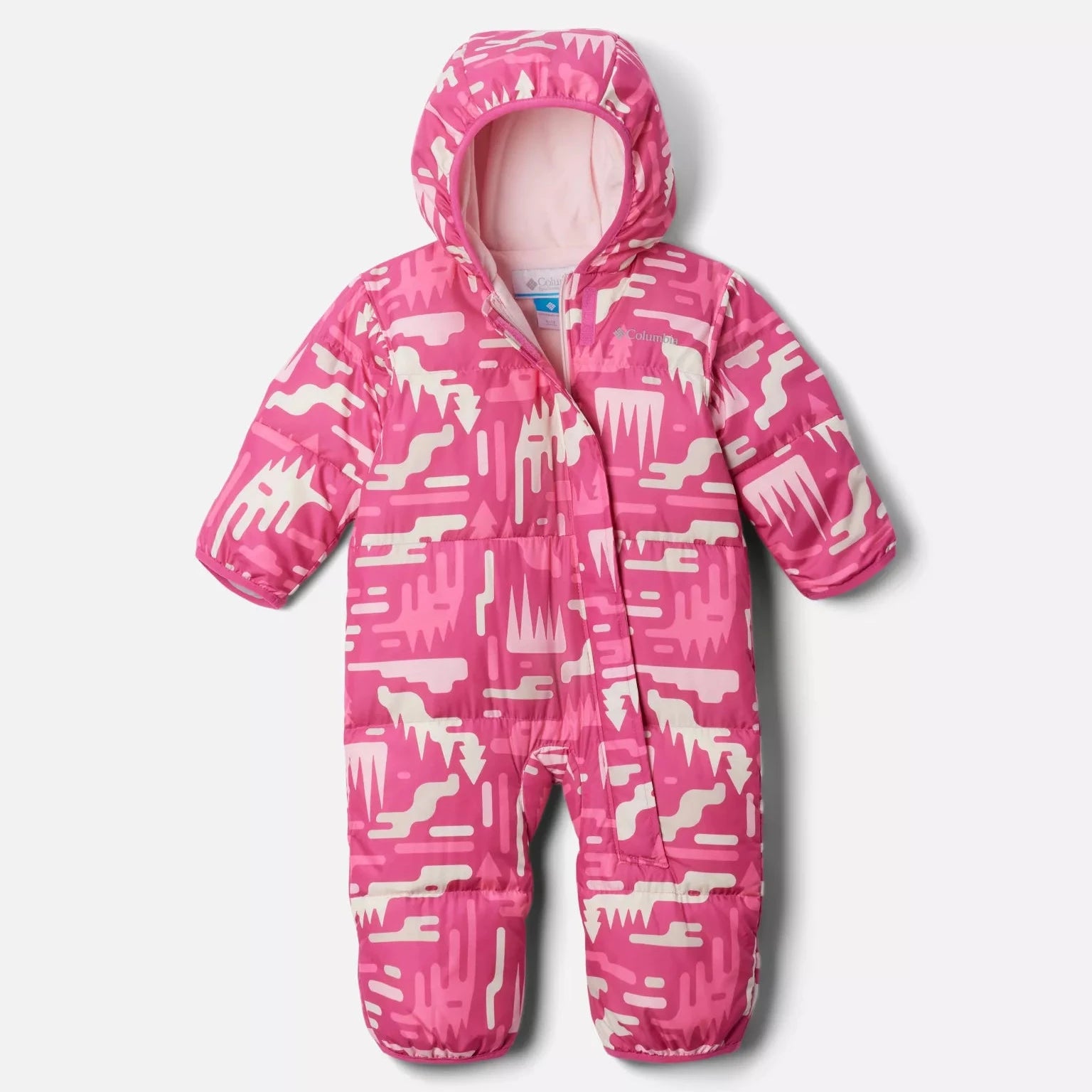 Columbia Pink Ice Highland Snuggly Bunny II Bunting - Soft Winter Baby Snowsuit for Girls & Boys - Perfect for Cold Weather, Outdoor Play & Holiday Photos