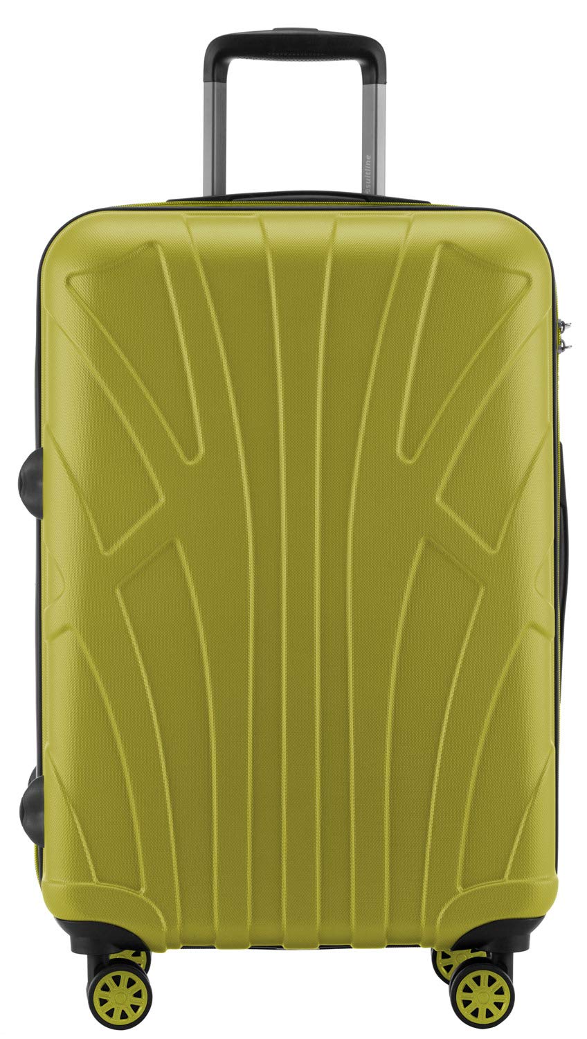 Premium Suitline 3-Piece Luggage Set in Fern Green – Lightweight, Durable & Spinner Wheels – Perfect for Travel, Business Trips & Vacations