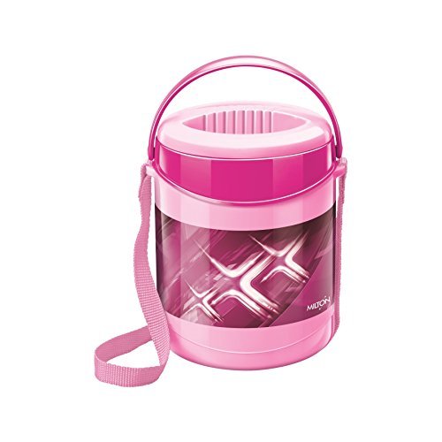 Milton Insulated Lunch Box with Leak-Proof Steel Containers - 3-Piece Bento Box Set for Office, School & Picnics | Stainless Steel Food Storage Containers for Adults & Kids