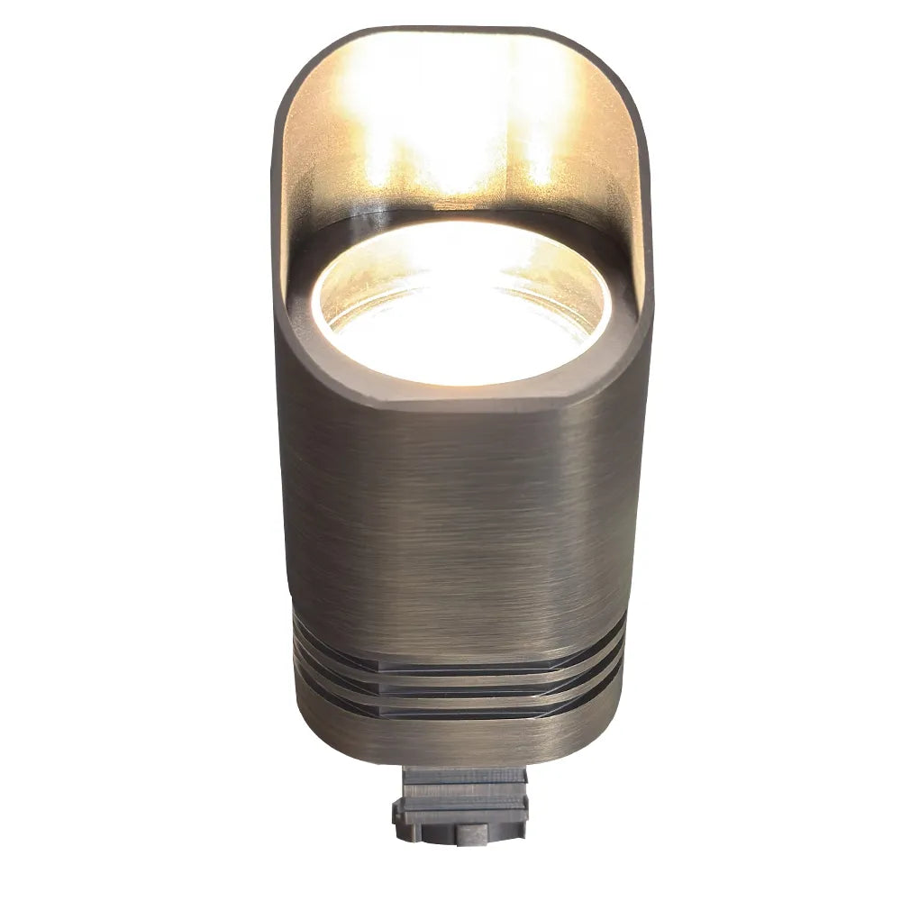 SPB03 Low Voltage LED Outdoor Landscape Spotlight - Durable Cast Brass Design for Gardens, Pathways, and Architectural Lighting